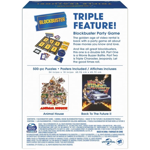 Blockbuster Triple Feature Movie Lovers Set - Picture 2 of 5
